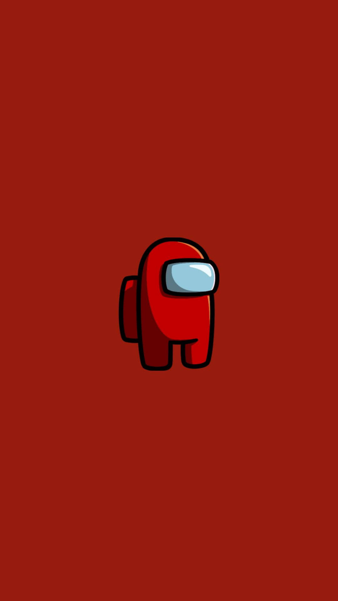 Among Us Red Wallpaper