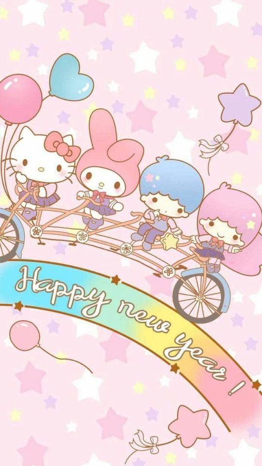 Happy New Year Hello Kitty Wallpaper Sanrio