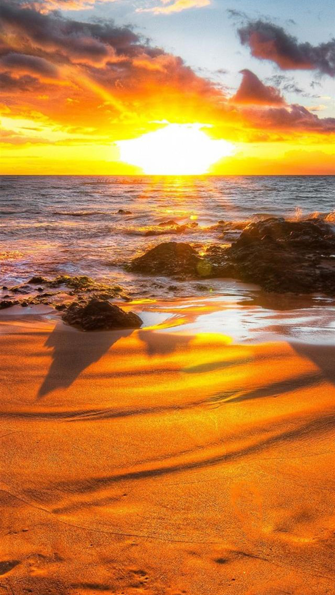 HD Beach iPhone Wallpaper