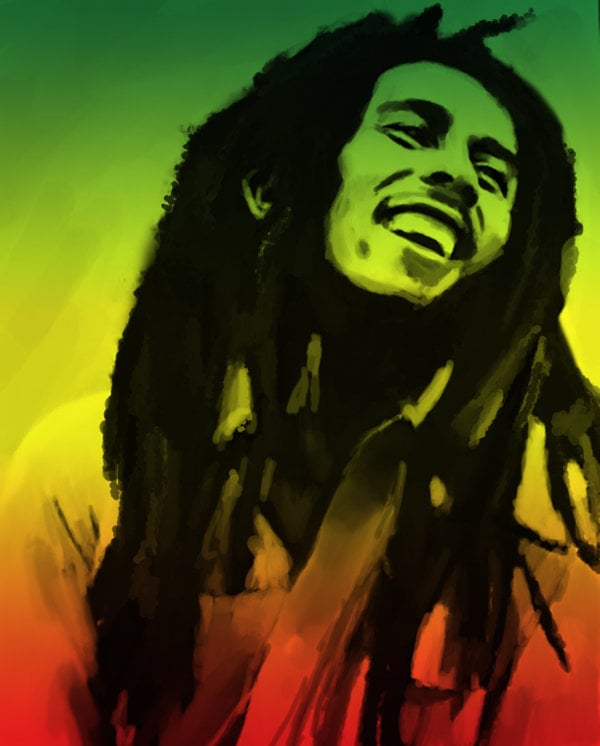 One Love   Bob Marley by yorkey sa 600x746
