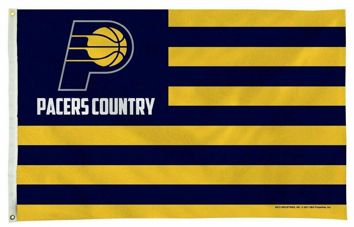 Indiana Pacers Flag Banner Polyester Basketball World