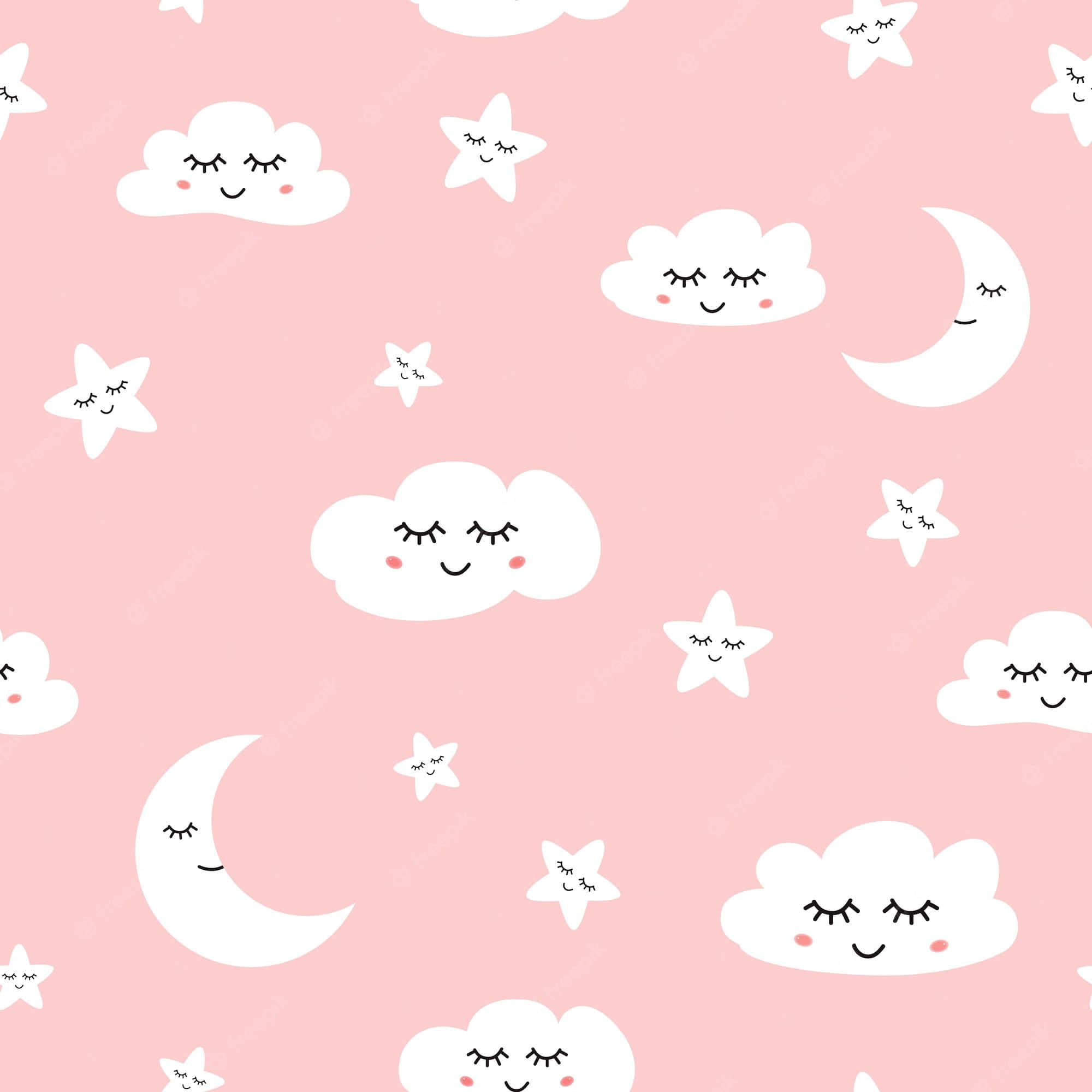 Pink And White Background Wallpaper