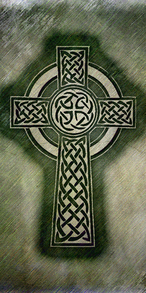 Green Celtic Cross Wallpaper By Haatspraak