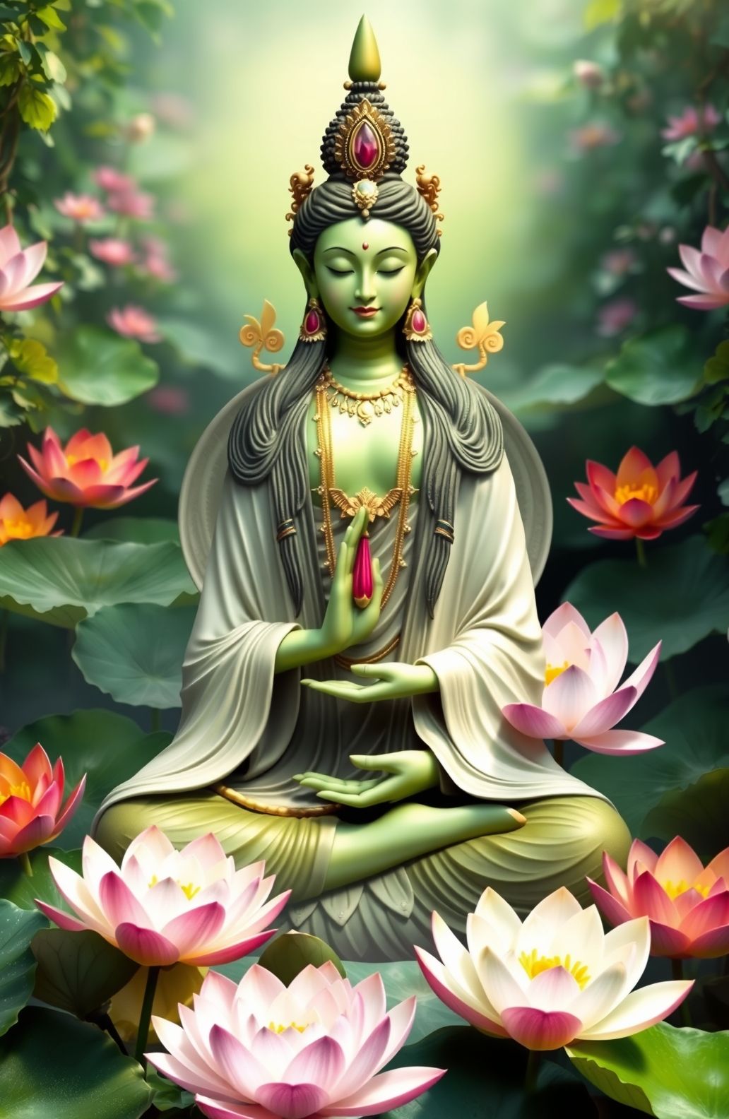 Green Tara Wallpaper