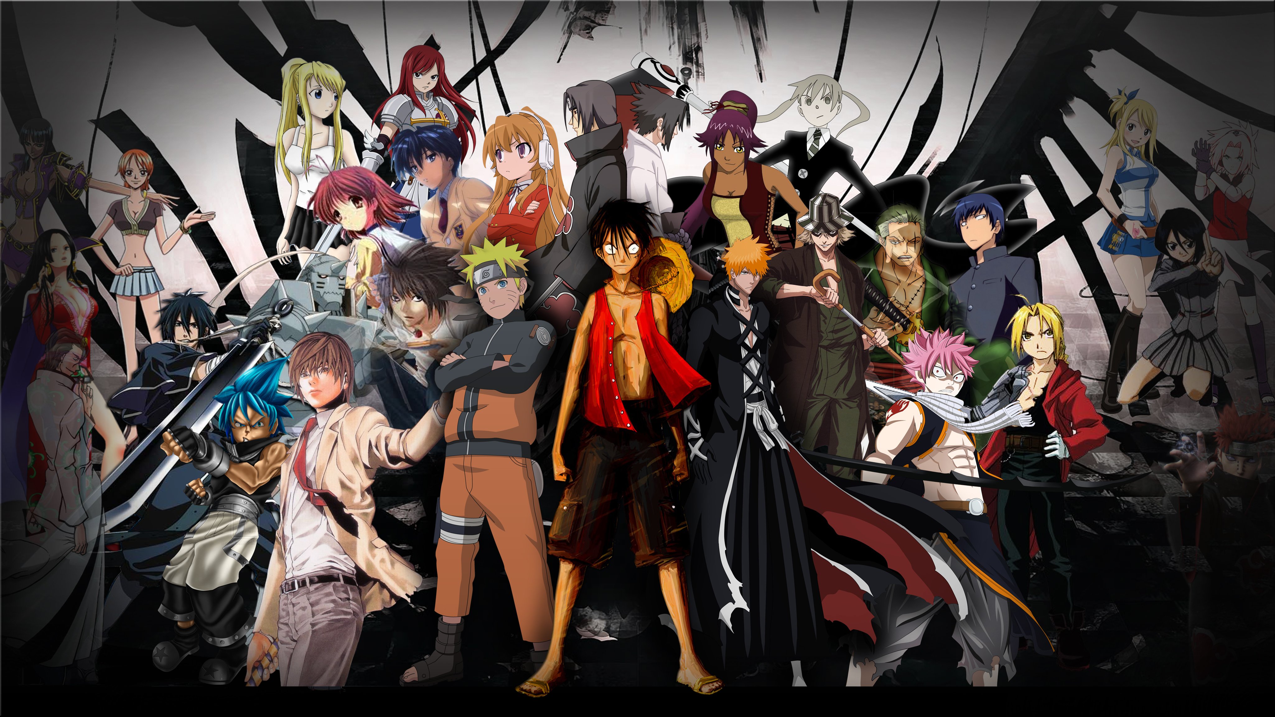 All Anime Characters HD Wallpaper On
