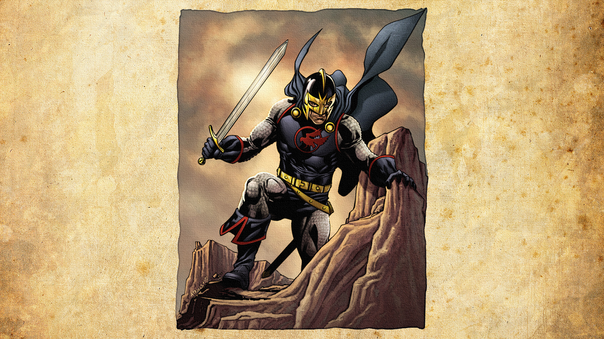 Dane Whitman Black Knight Comic Hd Wallpaper
