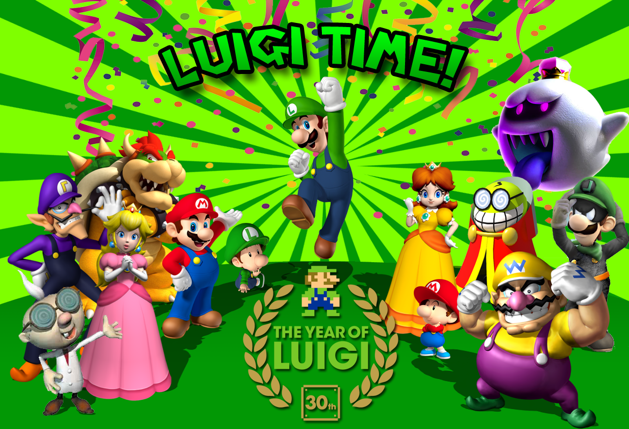 Wallpaper Games Fawfulthegreat64 As The Year Of Luigi Es