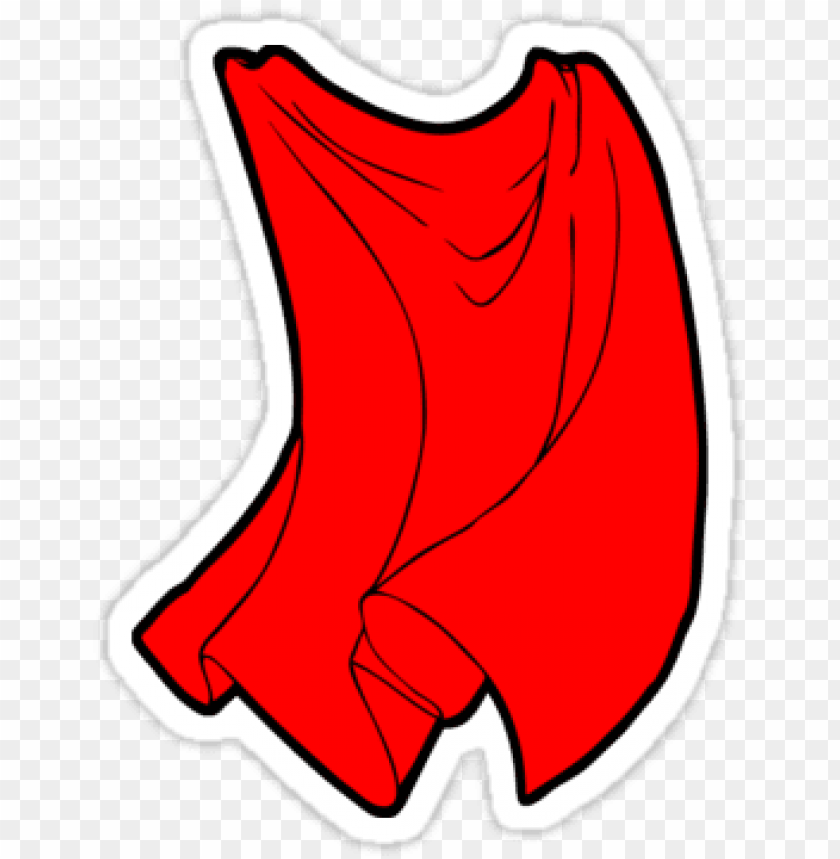 Superhero Cape Stickers By Michael Lee Sticker Png