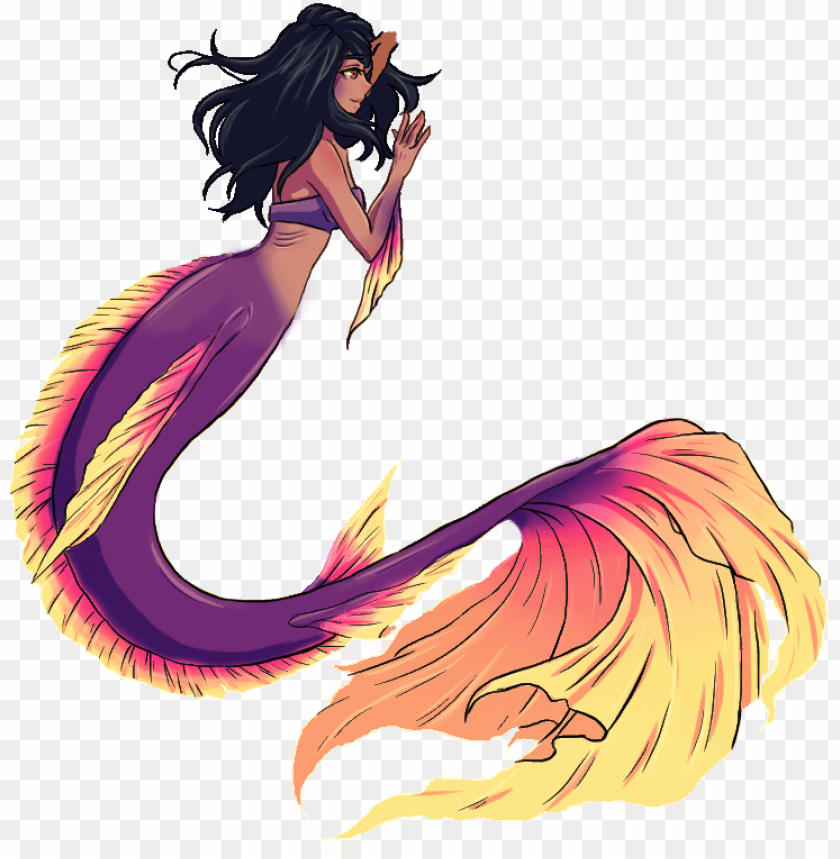 Aphmaumt Digital By Aphmau Fan Art Mermaid Tails Png Image With
