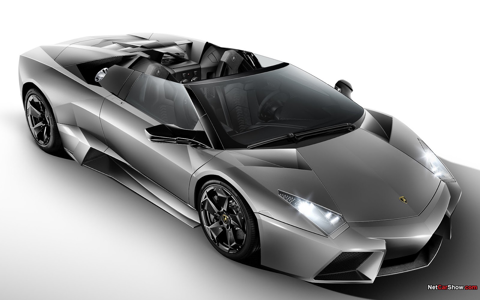 Lamborghini Reventon Roadster Super Luxury Grey Wallpaper