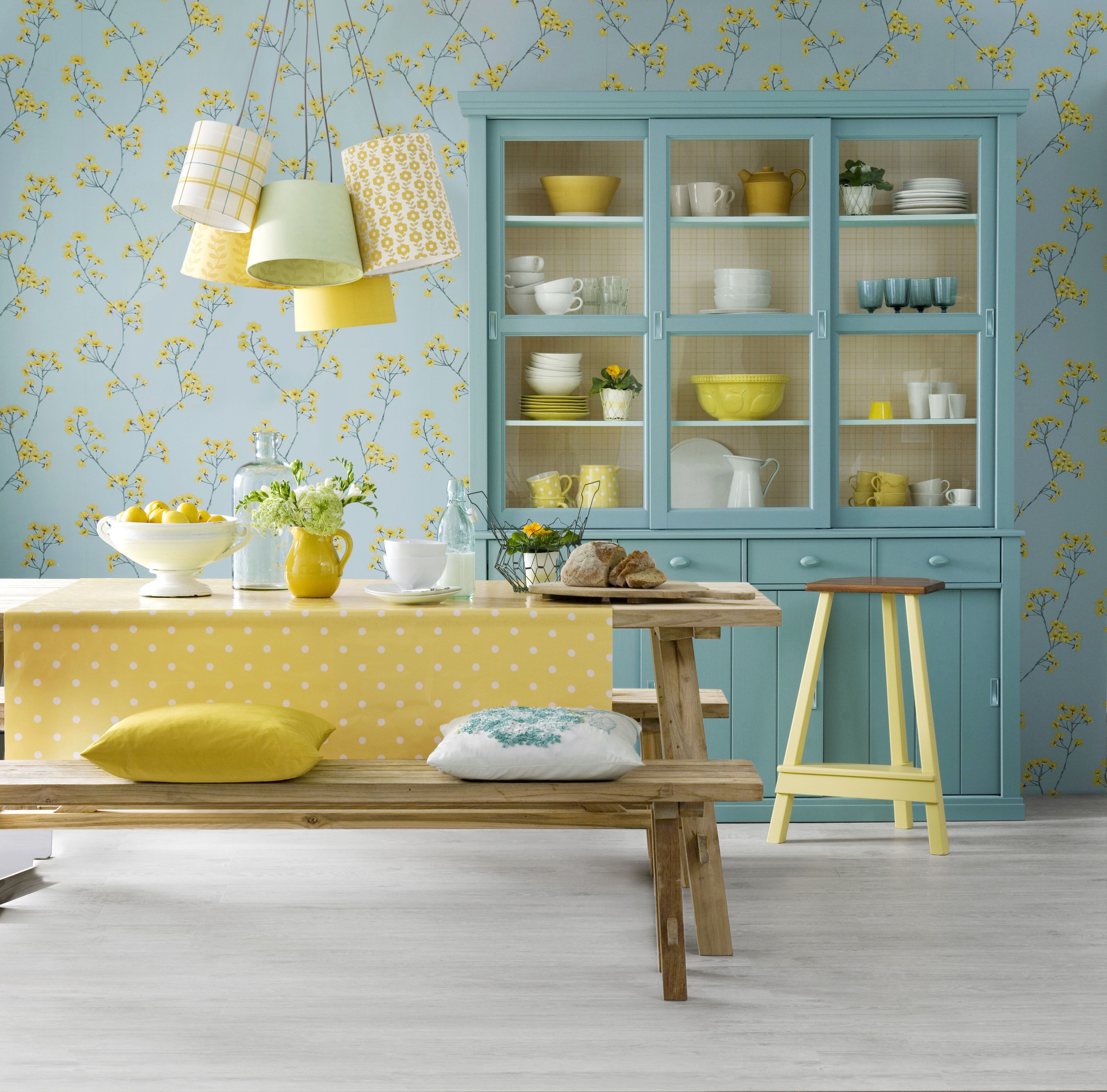 Wallpaper Ideas For Kitchen Cabinets