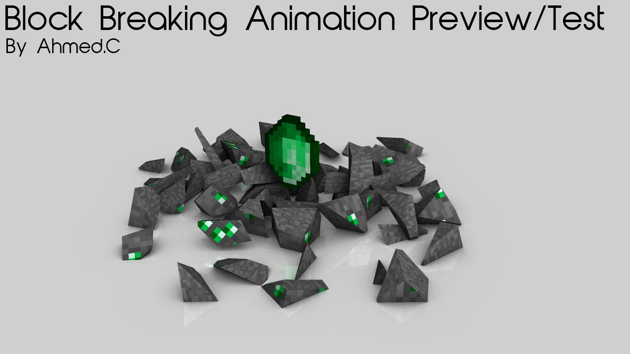 Minecraft Block Breaking Animation By Itzsnd