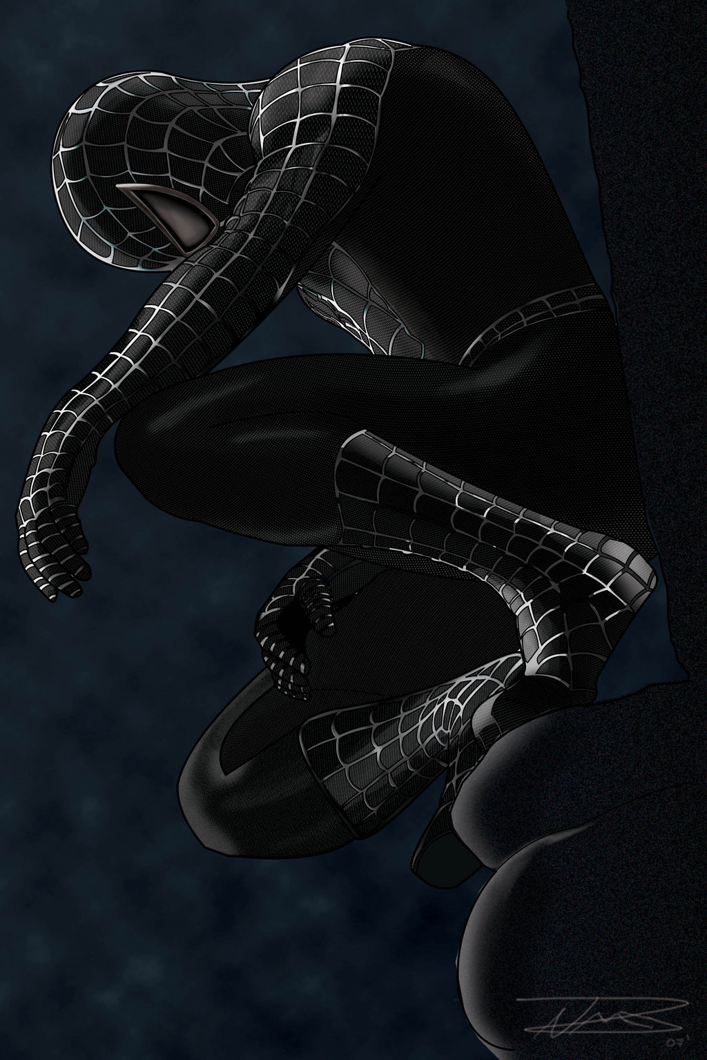 spider man symbiote hd wallpaper pc comic book style