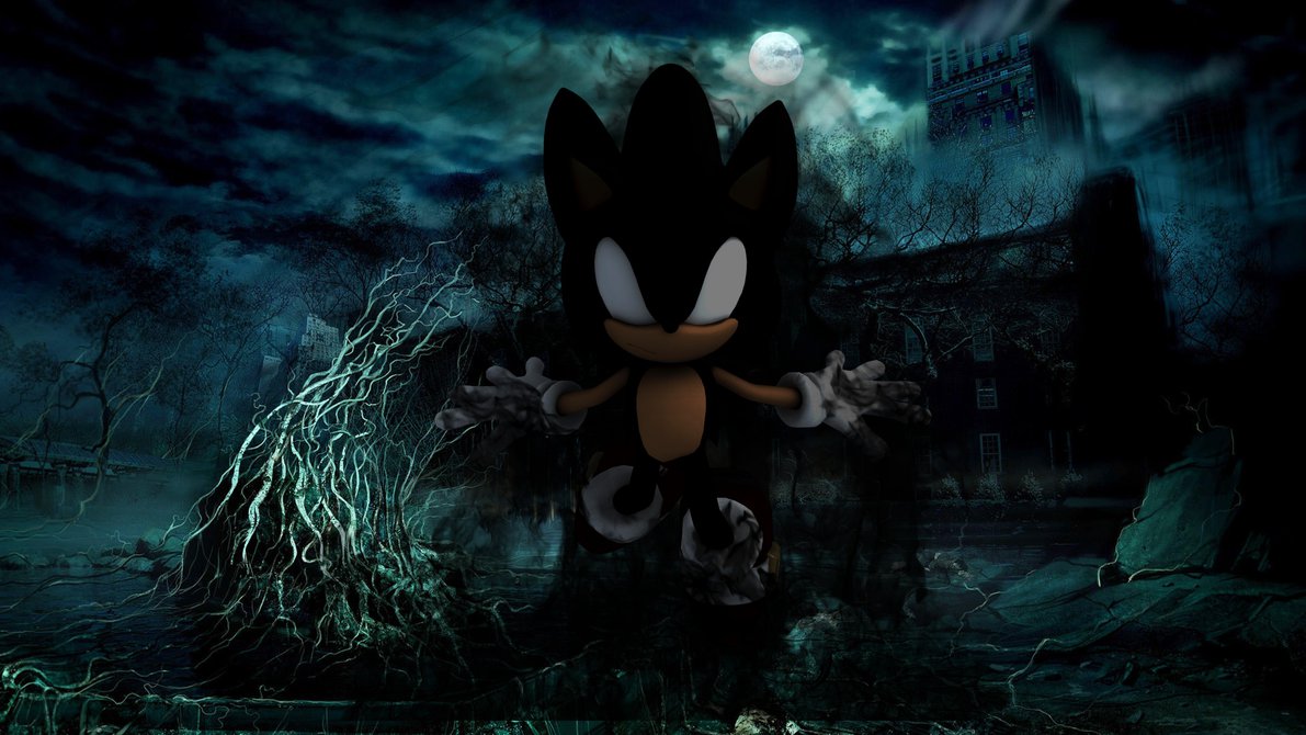 Dark Super Sonic Wallpaper By Werehog Fury