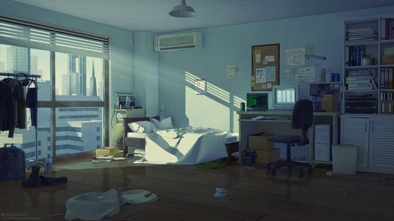 Anime Bedroom Wallpaper