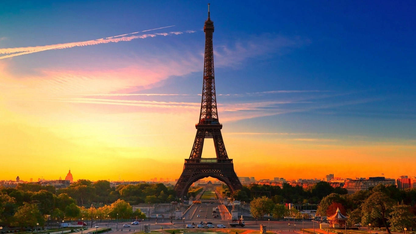 Paris City Eiffel Tower Wallpaper