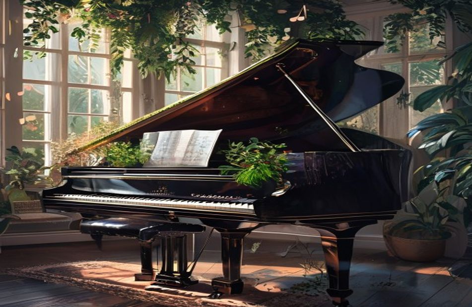 Grand Piano Wallpaper