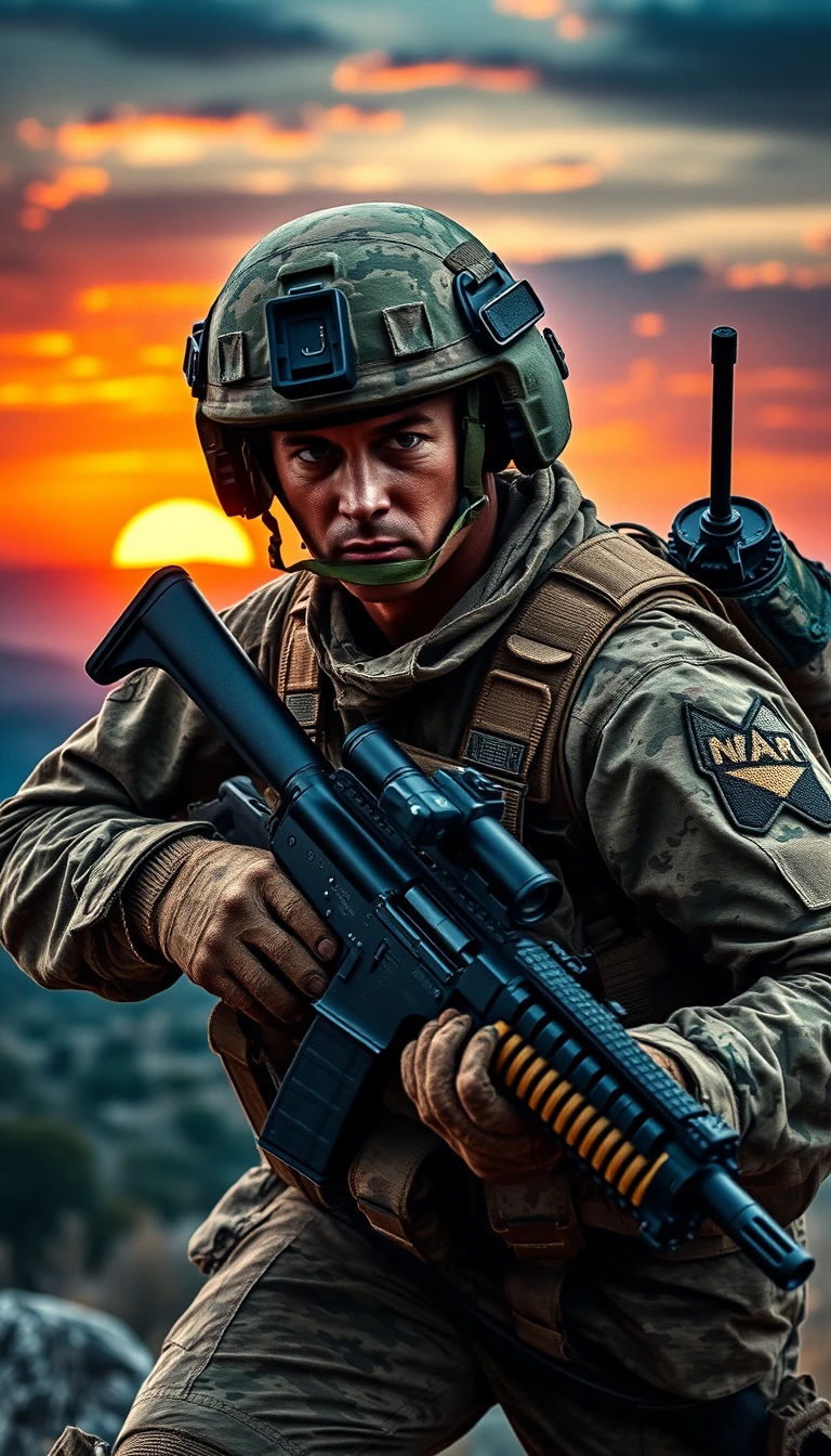 Military Soldier Phone Wallpaper