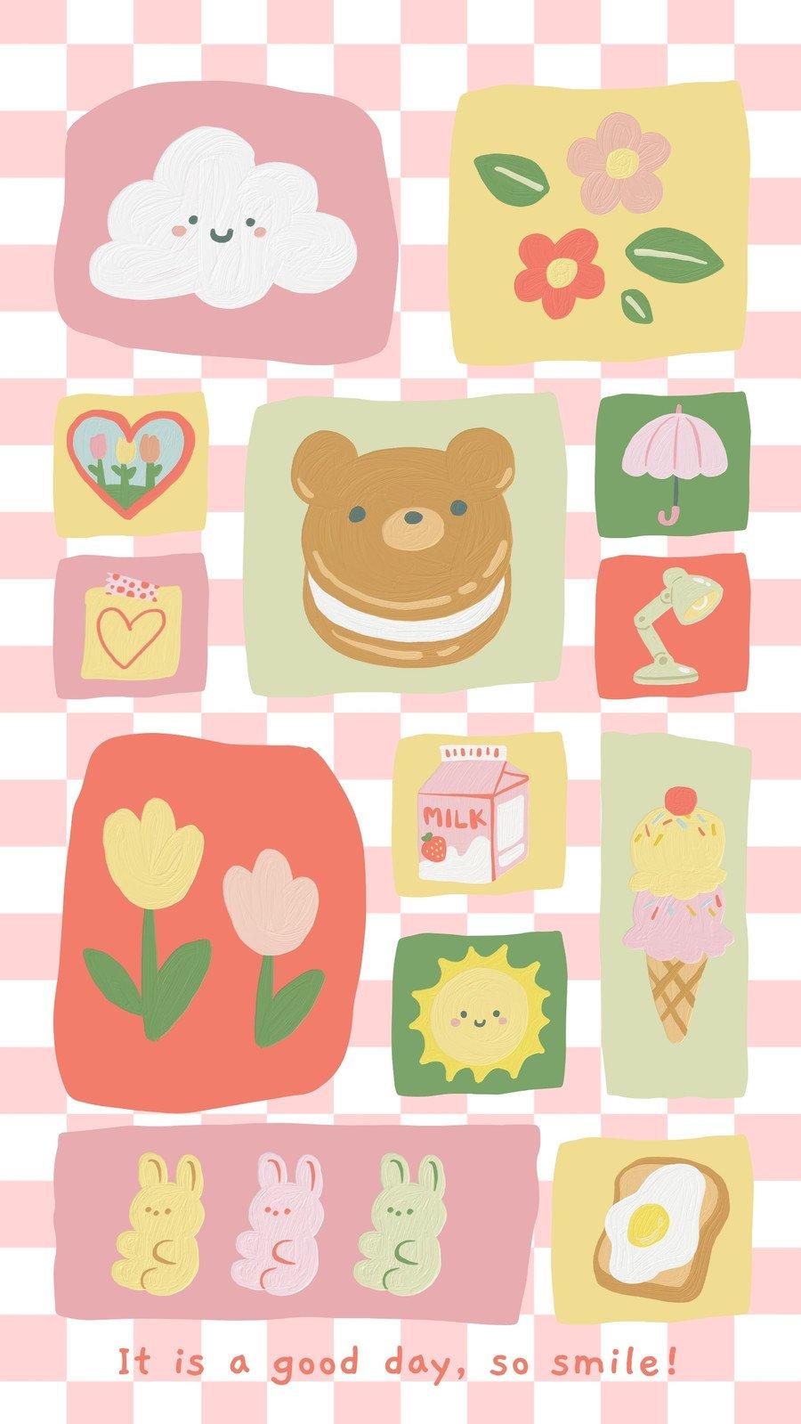 🔥 Free download Free and customizable kawaii wallpaper templates ...