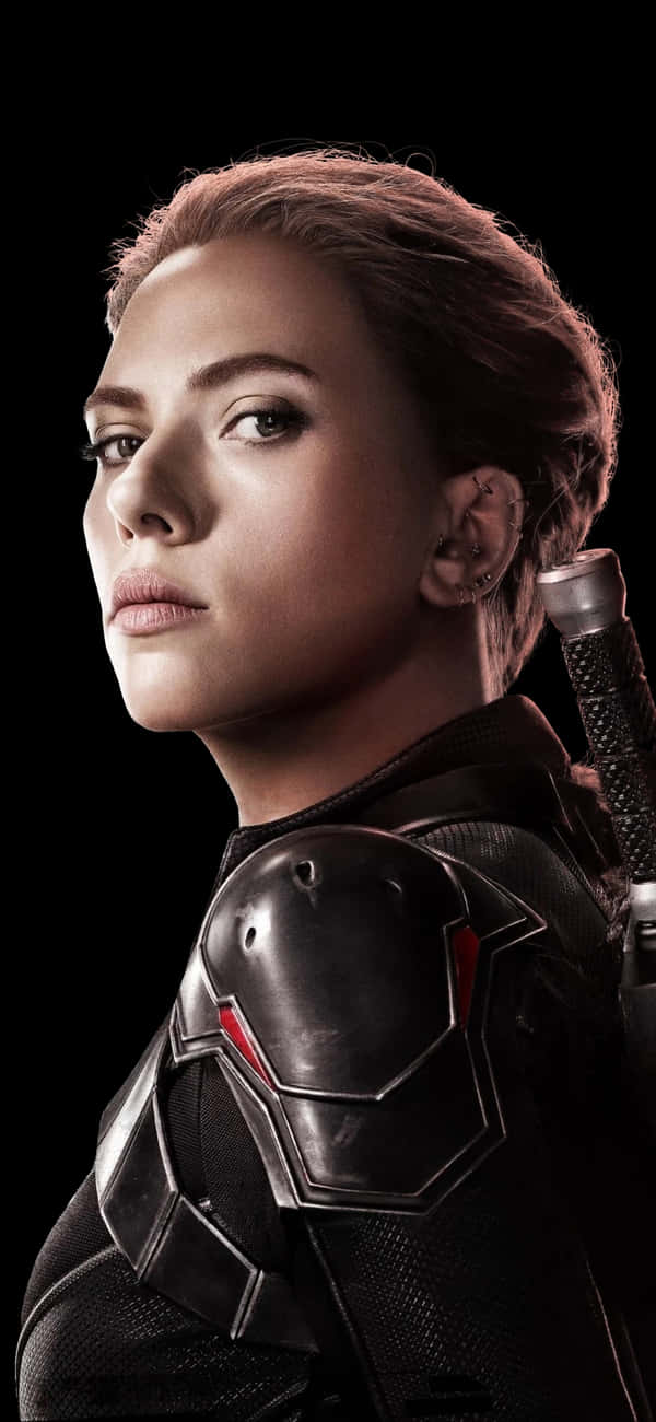 The Black Widow iPhone Wallpaper