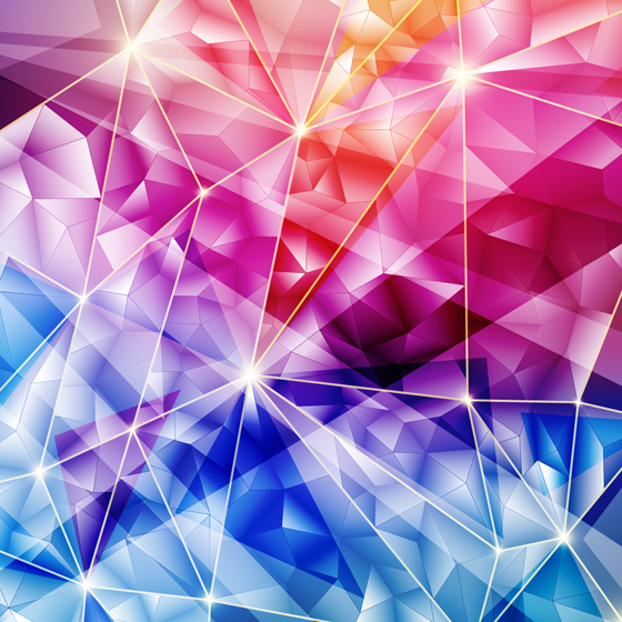 Geometric Shapes Background Vector
