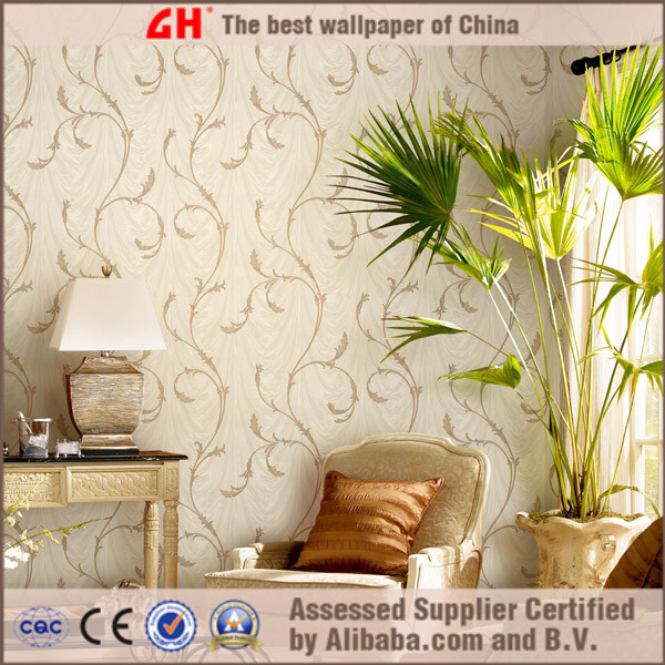 Modern Gold Leaf Wallpaper Design Home Decor Heat Resistant