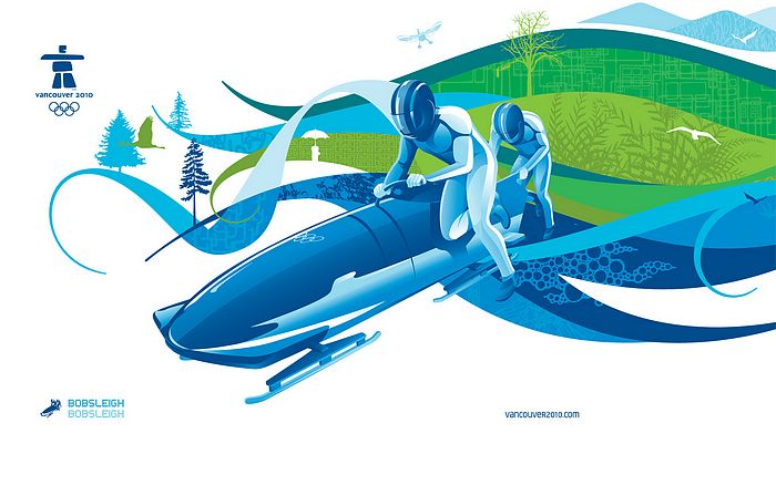 Bobsleigh Vancouver Winter Olympics Photo