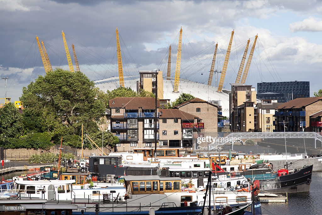Boatyard With Millenium Dome In The Background Stock Photo Getty