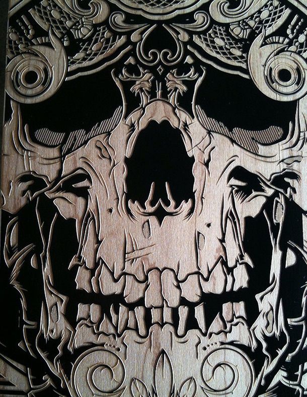 Spooky Skull Wallpaper Halloween Cell Phone Pint