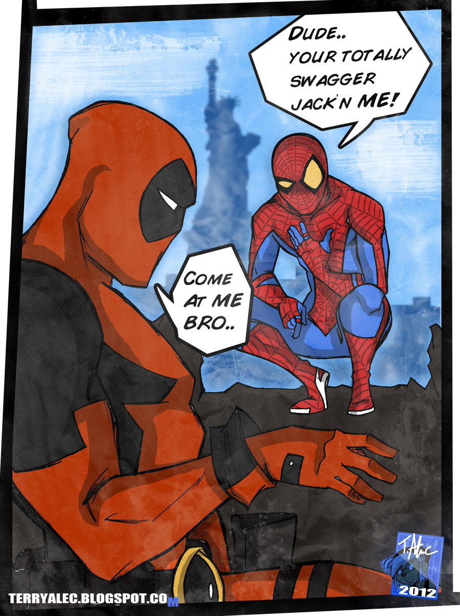 Spiderman X Deadpool By Terryalec