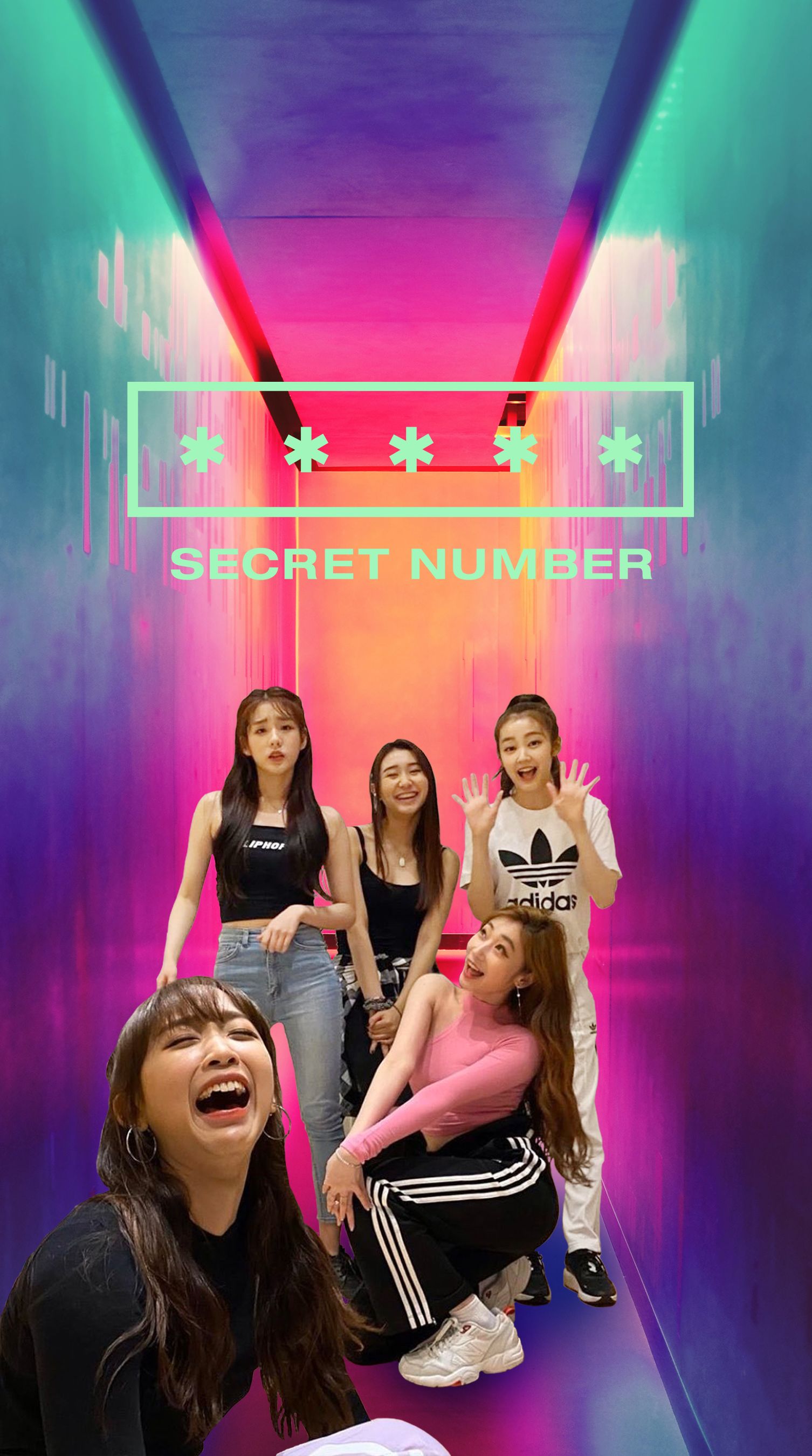 Secret Number K Pop Group Mobile Wallpaper Girl