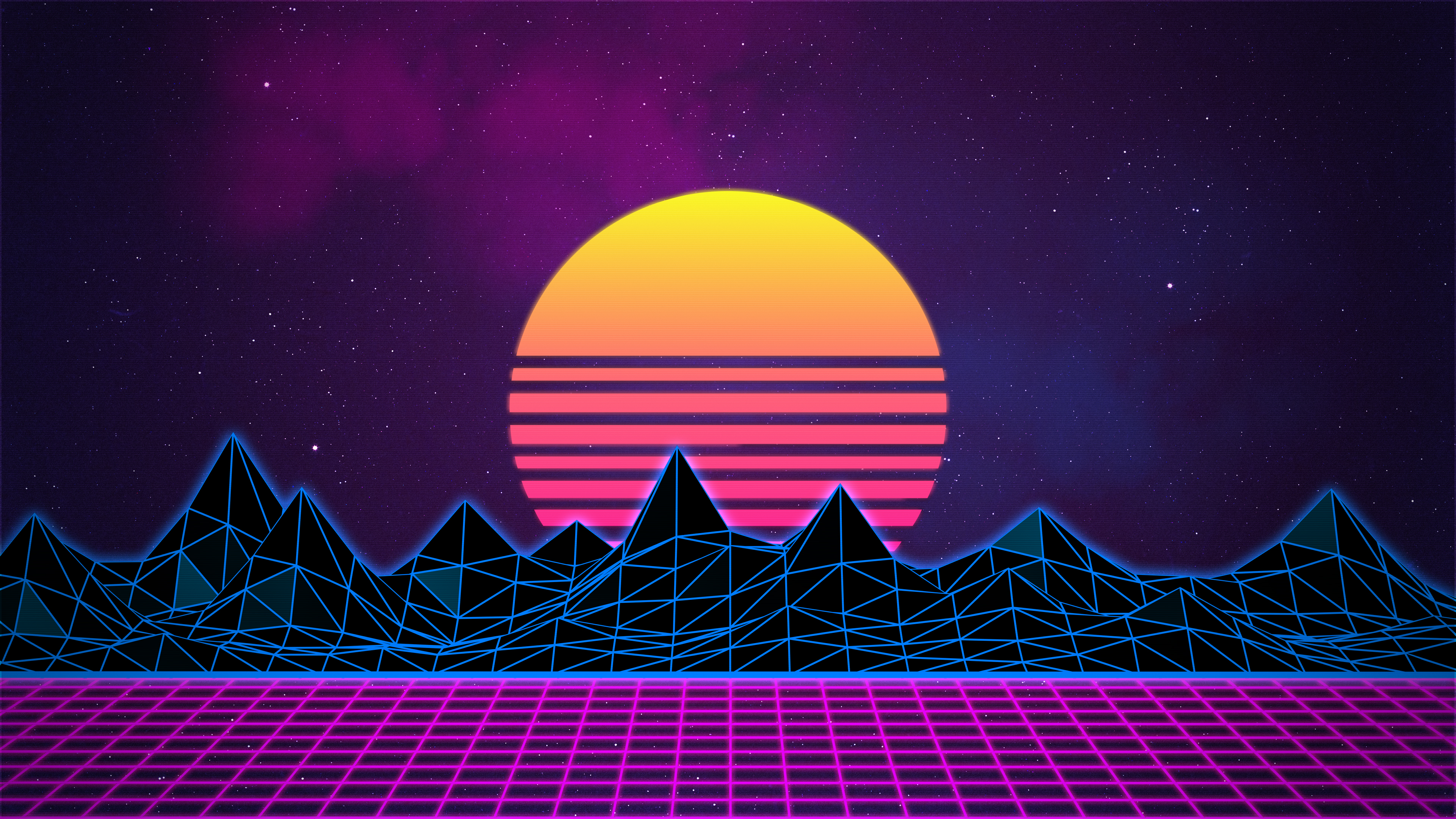 Với Retrowave Neon 80s Background, bạn sẽ được trải nghiệm một trải nghiệm gây nghiện và đầy sinh động. Hình ảnh được thiết kế với các đường neon đầy cuốn hút sẽ đưa bạn trở về những năm 80 đầy mê hoặc và ma mị.