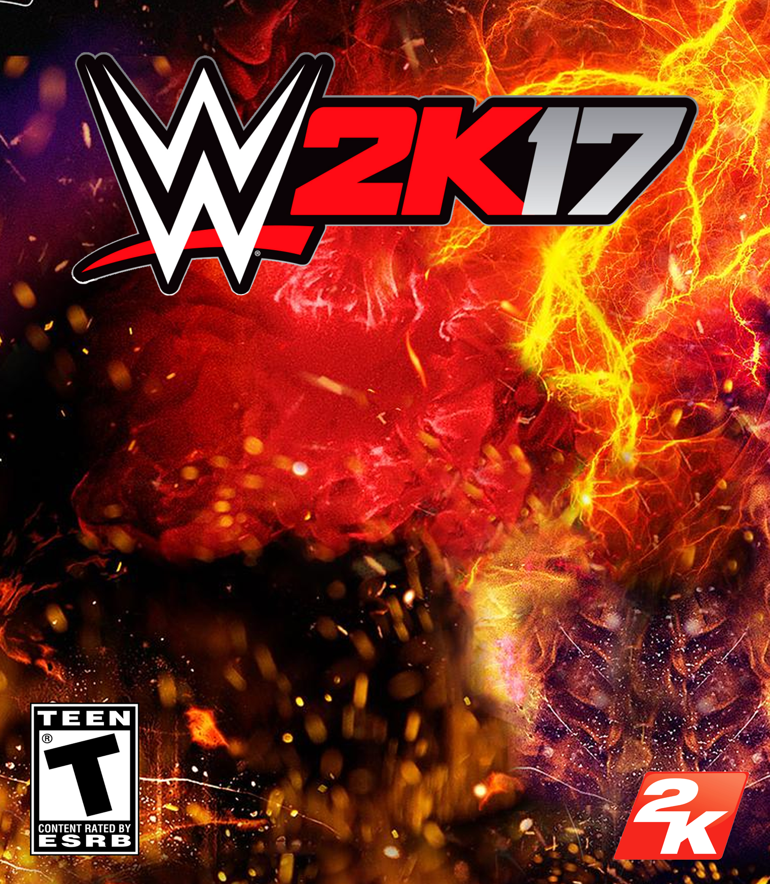 Wwe 2k17 Cover Art Template By Tigerbombxfw