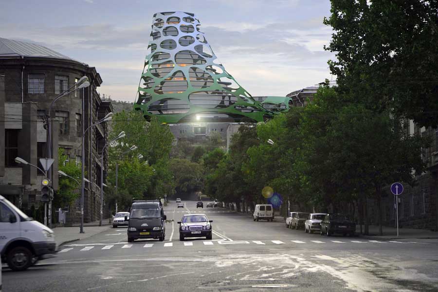 Mercedes Benz Tower Yerevan Development Armenia