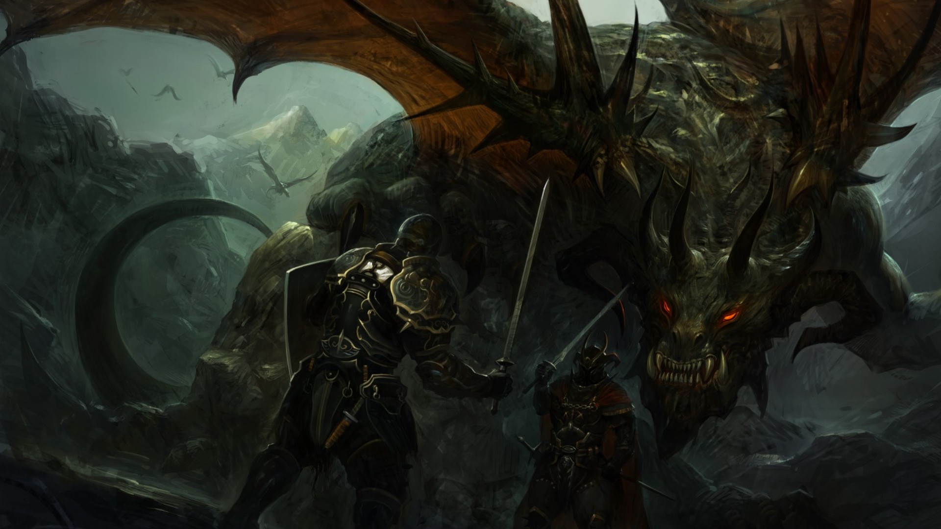 Horrifying Dragon Wallpaper Myspace Background