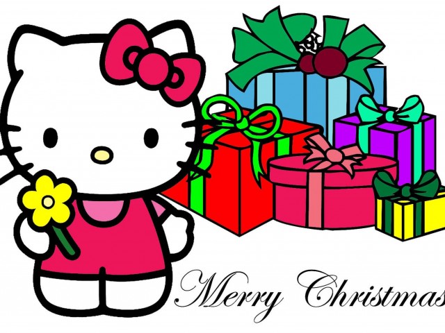 Hello Kitty Christmas Desktop Wallpaper
