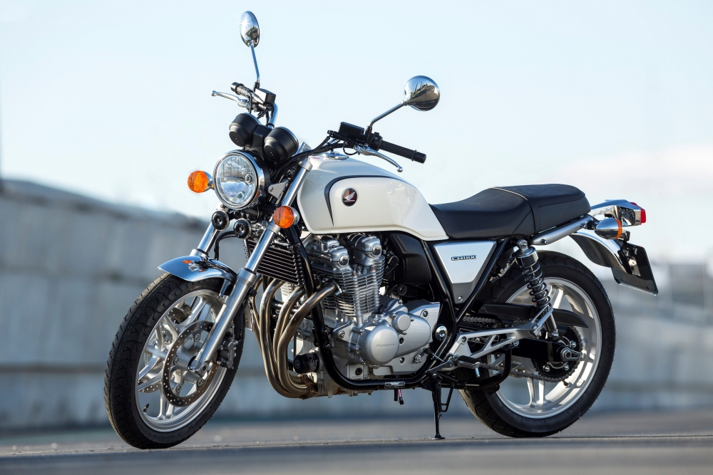Wallpaper Honda Cb1100 White Front Motorcycle
