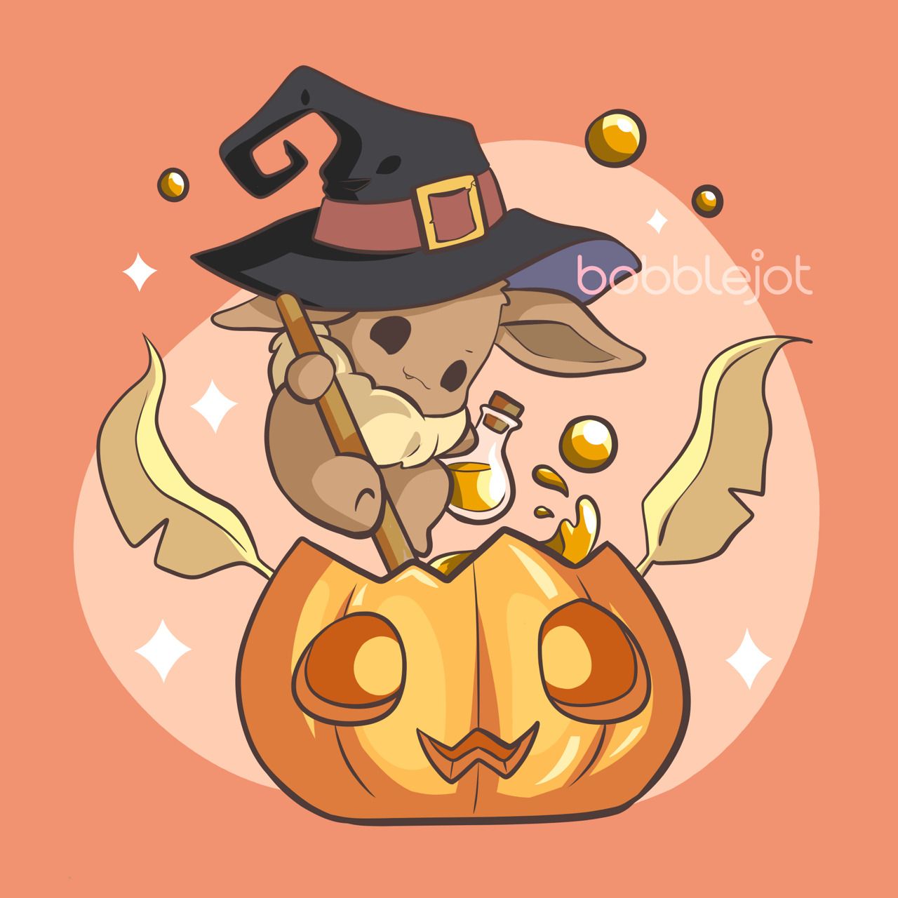 Eevee Halloween Wallpaper