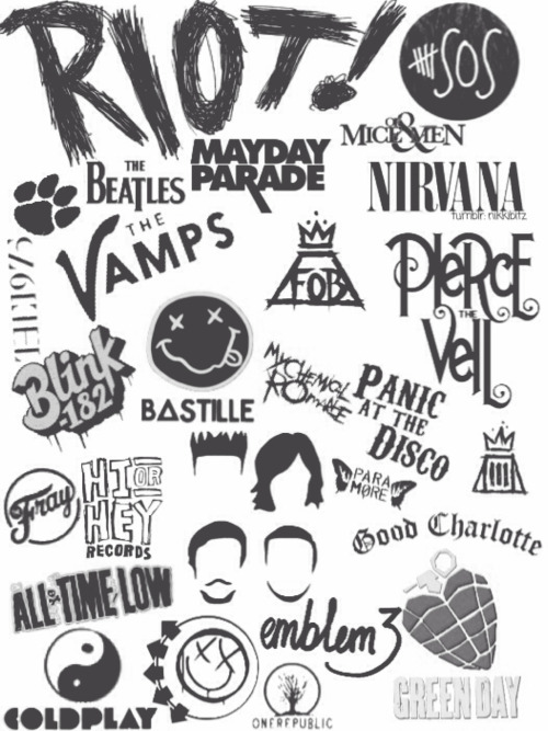 the many bands I like but I couldnt fit all of them here bands