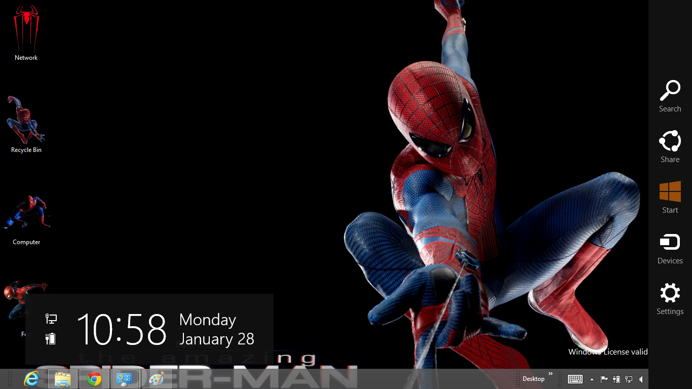 Gratis Tema Windows The Amazing Spider Man Theme For