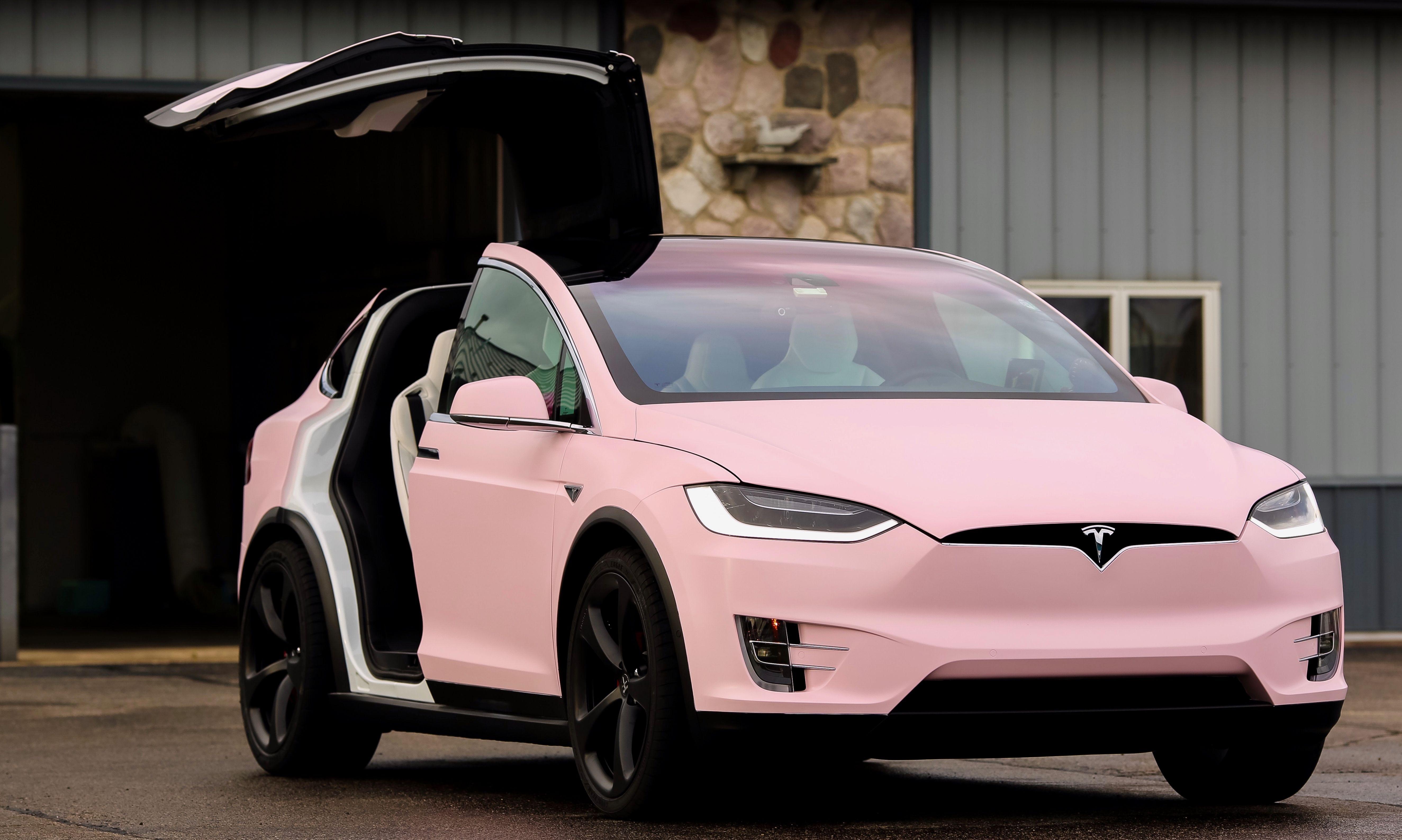 Meet Verity The Bubblegum Pink Tesla Model X Models Car
