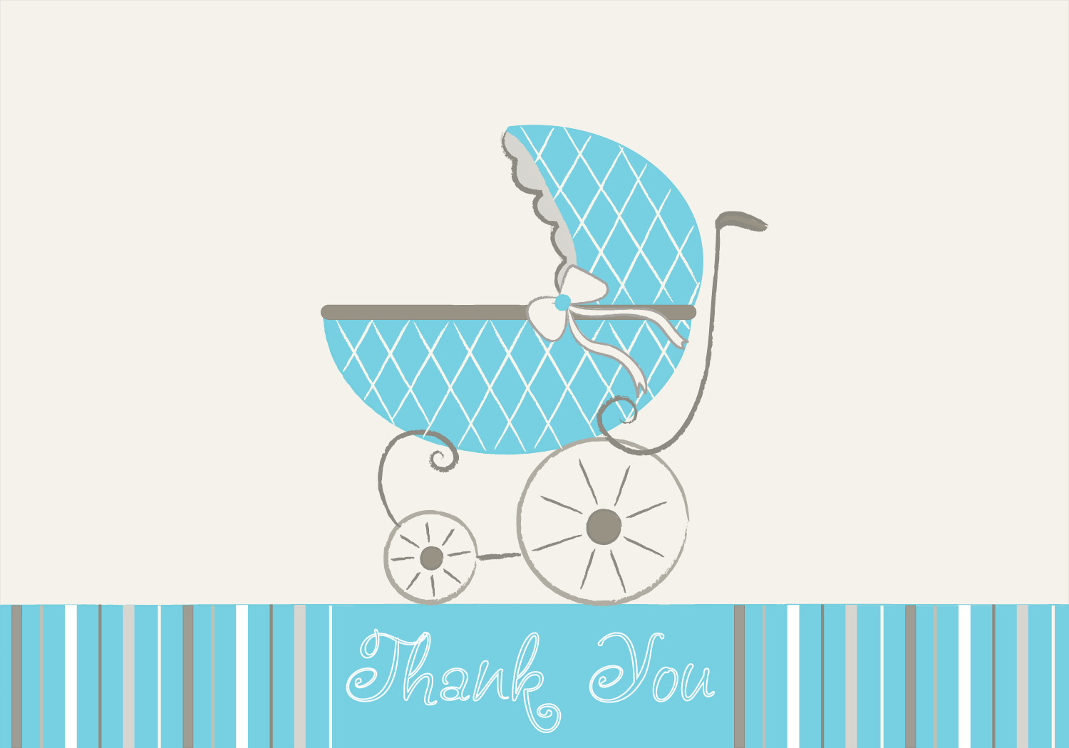 Tamagrams Baby Stroller Coordinating Notes And Invites