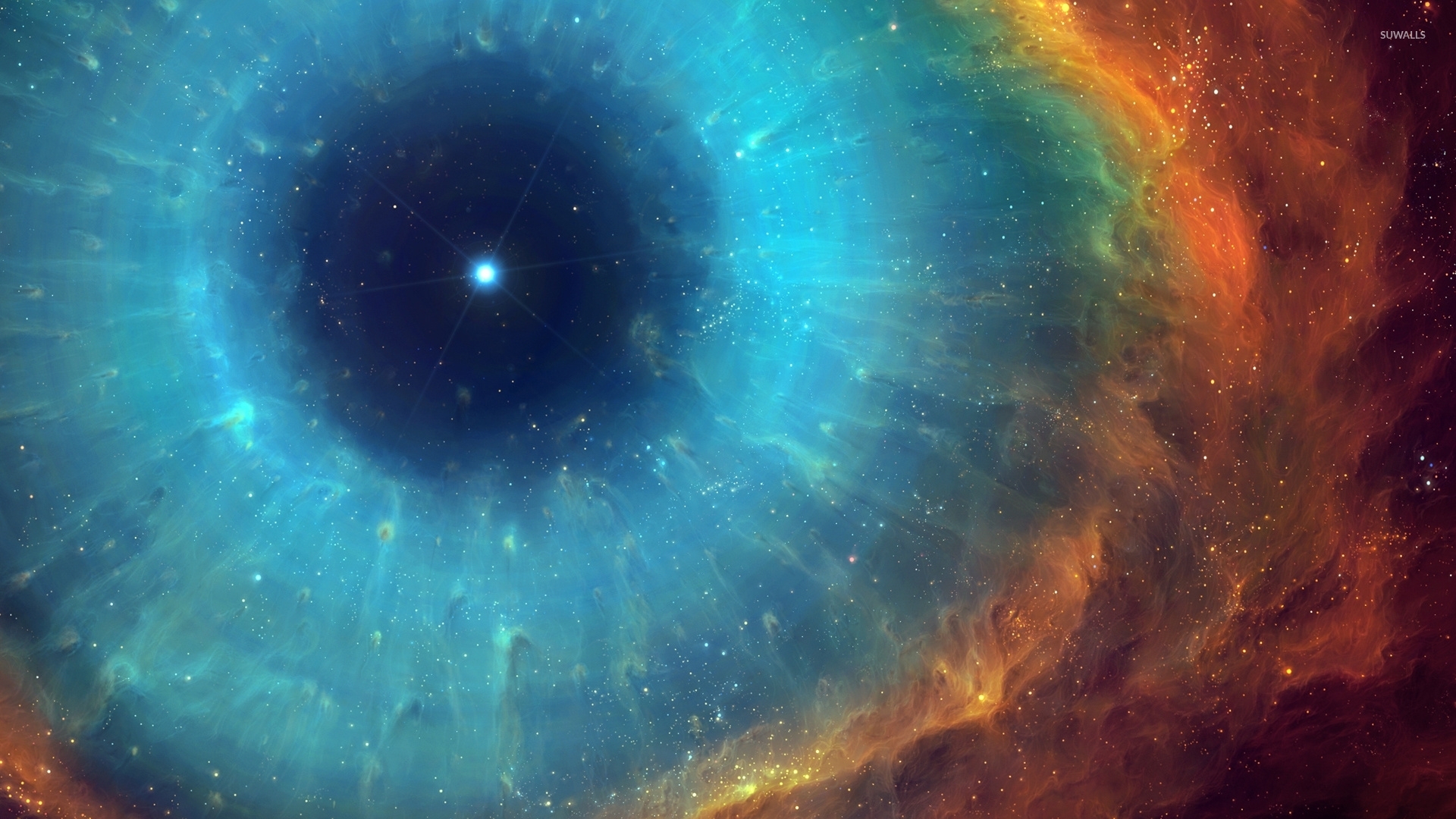 Eye Of God Helix Nebula Wallpaper Space