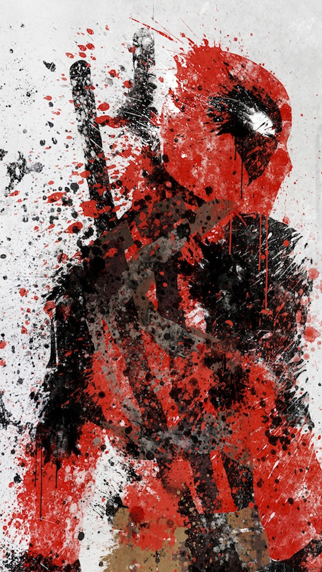 Deadpool iPhone 5 Wallpaper 640x1136