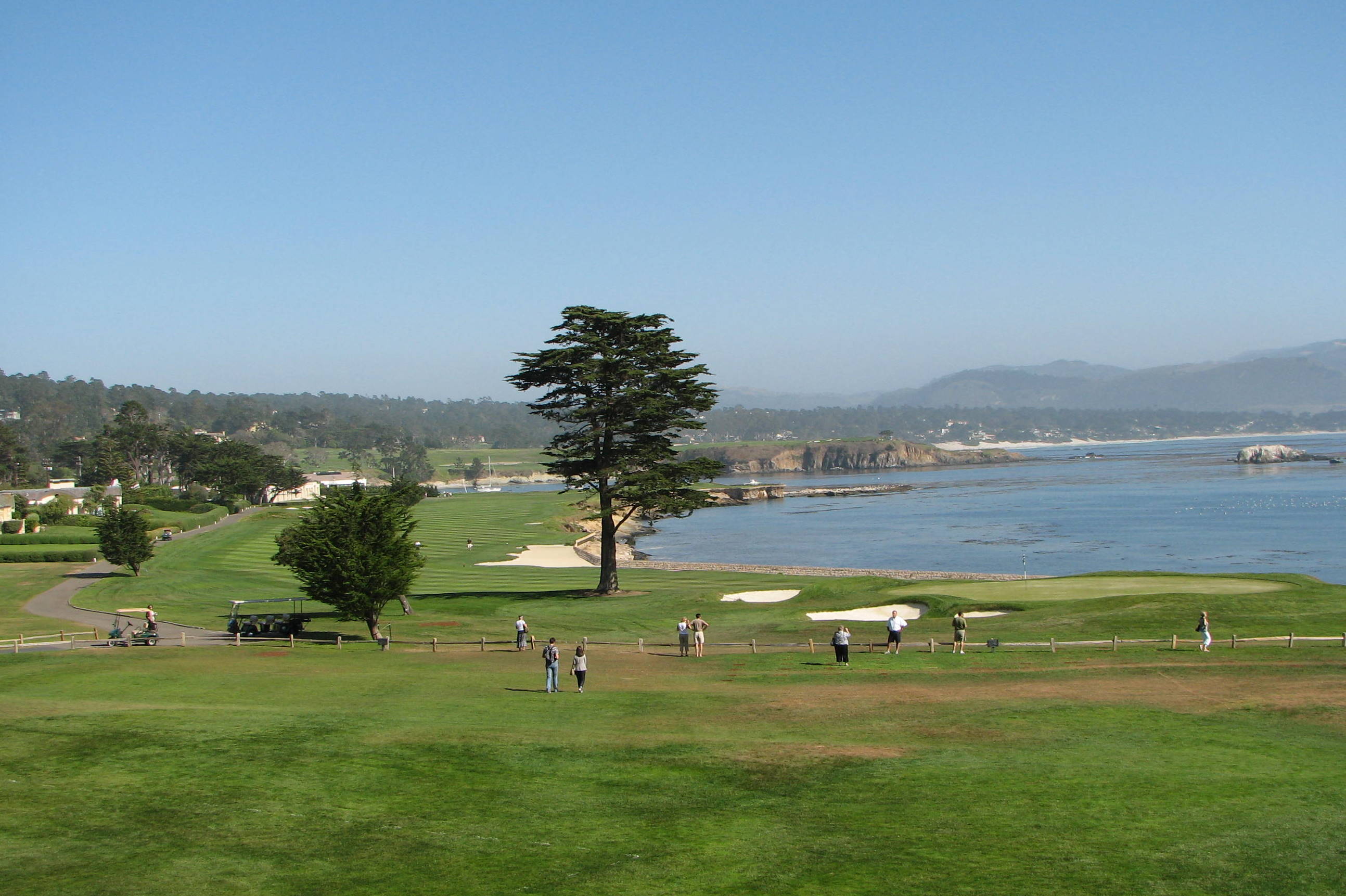Pebble Beach 18th Hole HD Wallpaper For Your Desktop Background Or