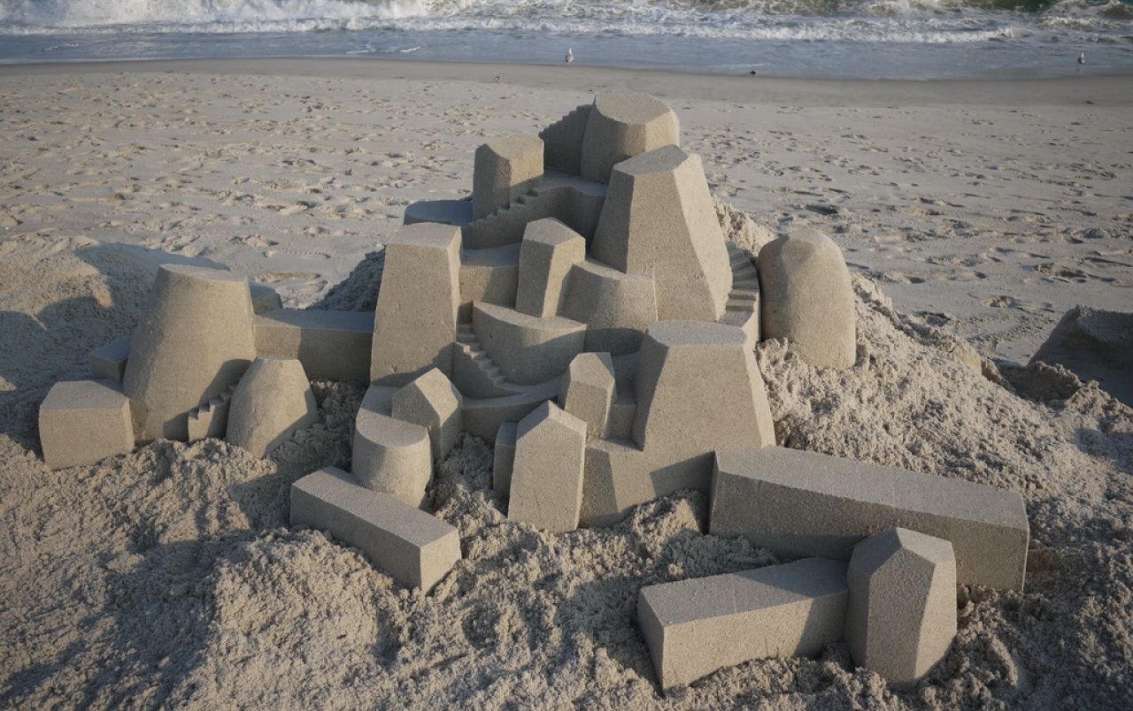 Geometric Sand Castle Three wallpapers Geometric Sand Castle Three