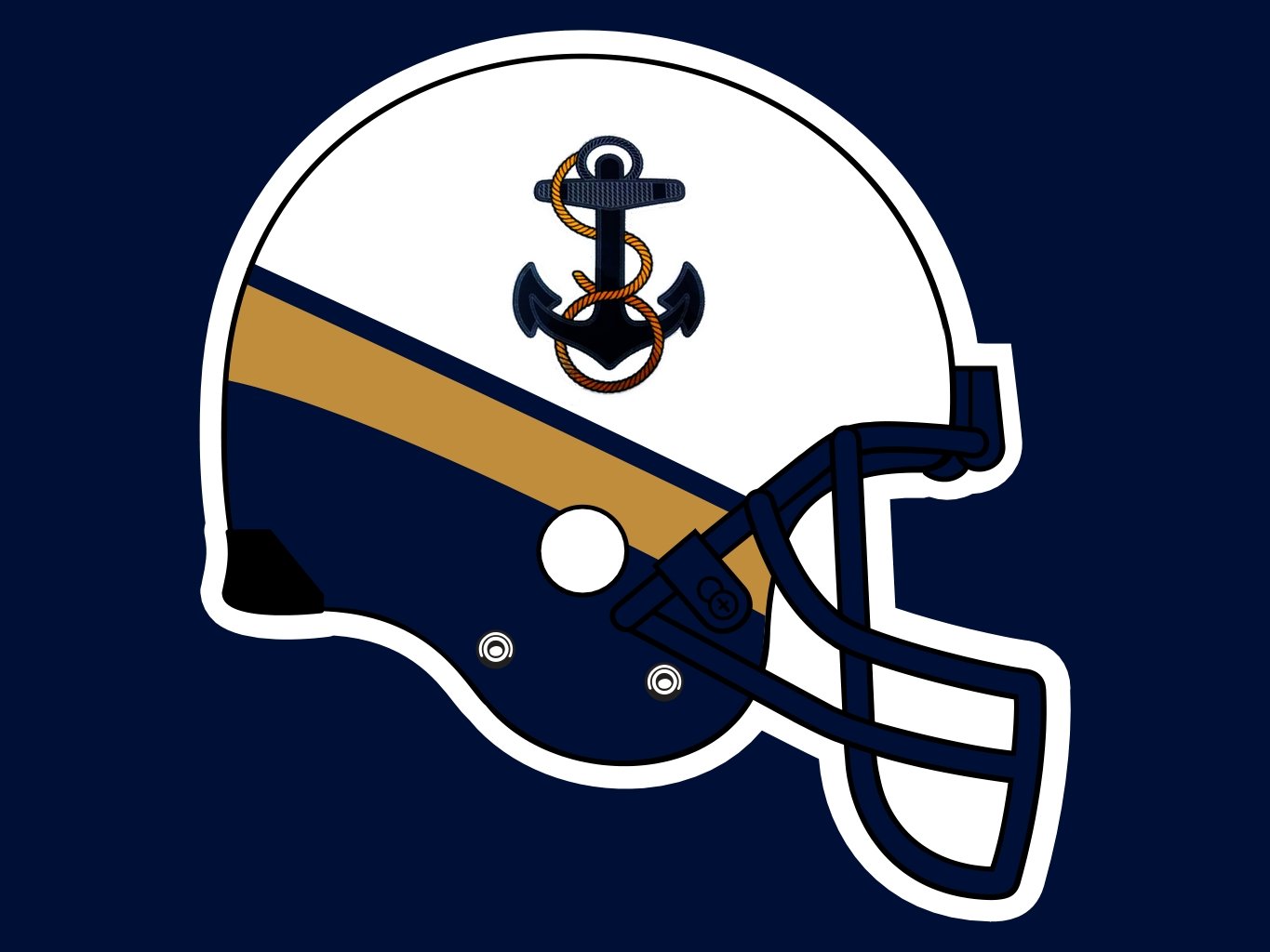 Navy Midshipmen Football Logo