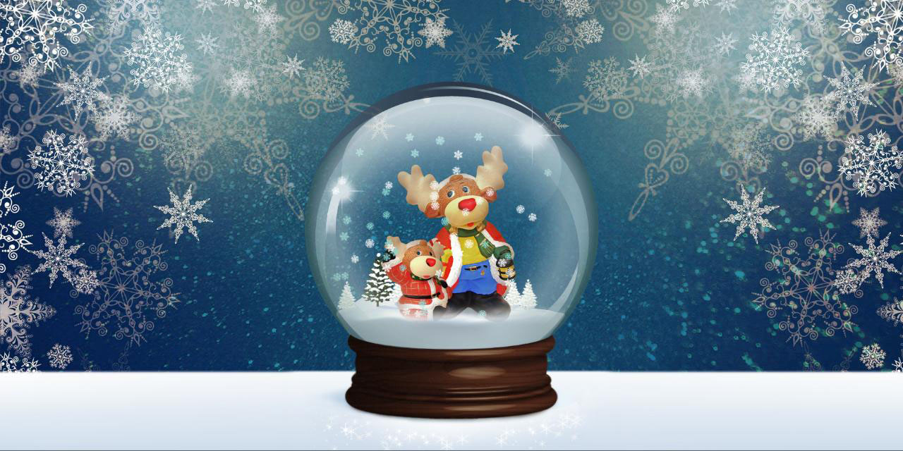 Christmas Snow Globe Wallpaper HD