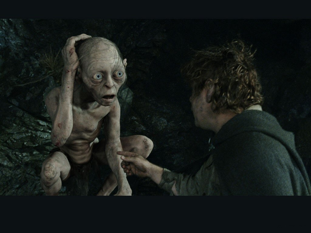 Gollum, hobbit, lord of the ring, HD wallpaper