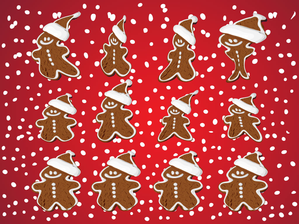 [33+] Christmas Gingerbread Wallpaper on WallpaperSafari